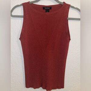 Women's Rust Sleeveless Top